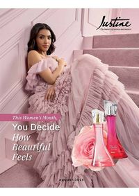 Justine August 8 2025 catalogue page 1